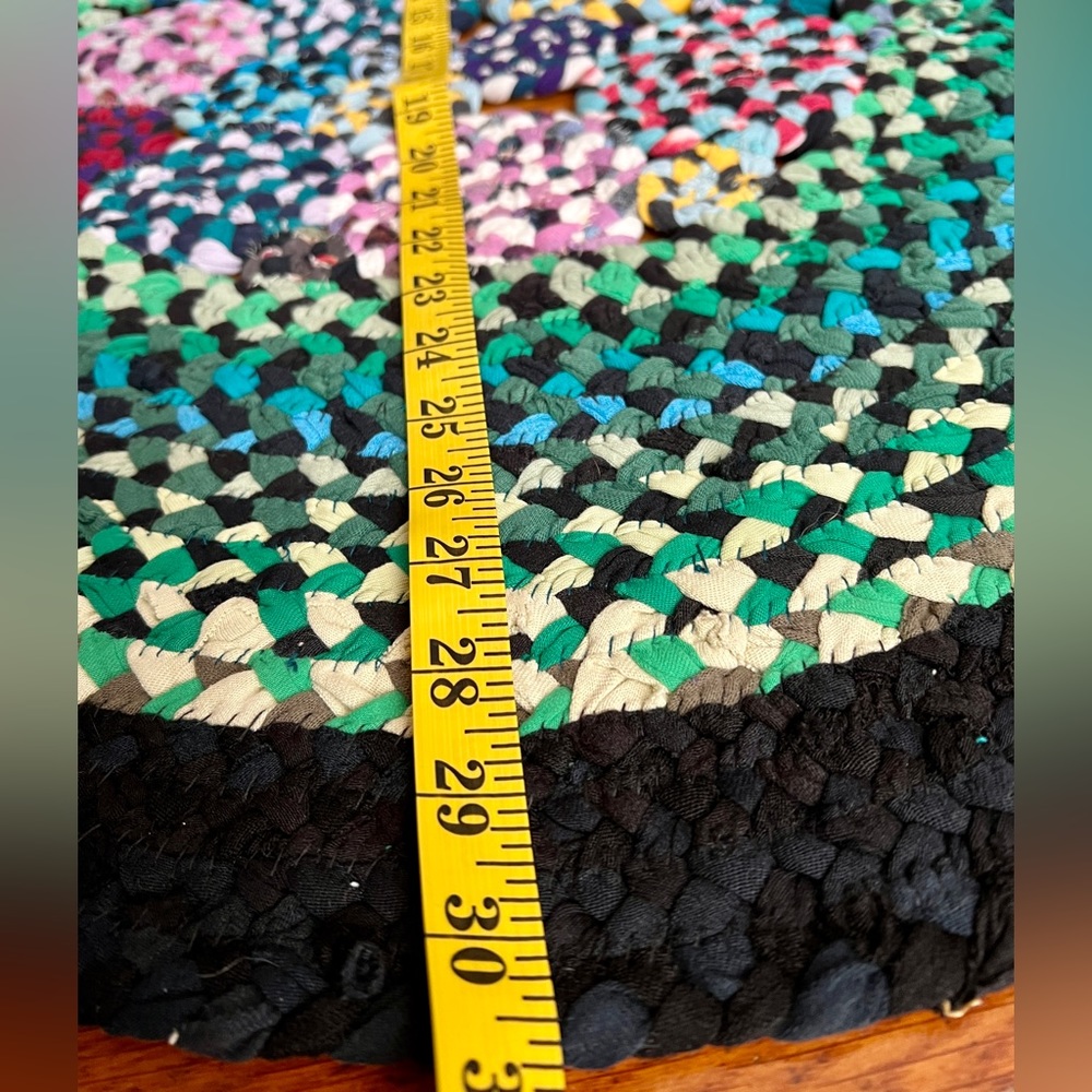 Handbraided Rug - Green Garden - Picture 7 of 12